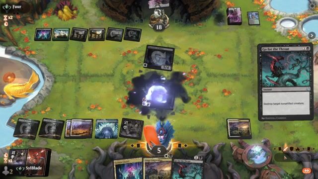 Watch MTG Arena Video Replay - Rogue by SylBlade VS Golgari Poison by Fuur - Standard Traditional Ranked