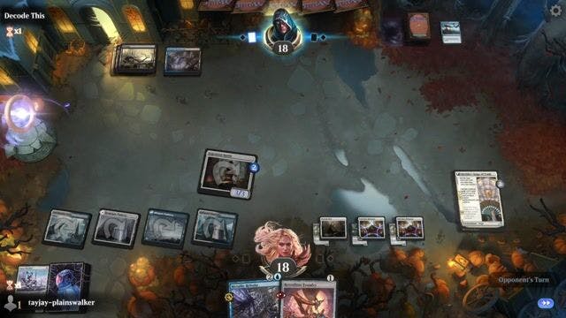 Watch MTG Arena Video Replay - Azorius Artifacts by tayjay-plainswalker VS Rogue by Decode This - Historic Play