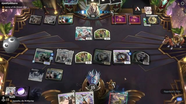 Watch MTG Arena Video Replay - Bant Convoke by Maffi VS Mardu Energy by AjaniGoldnava - Historic Play