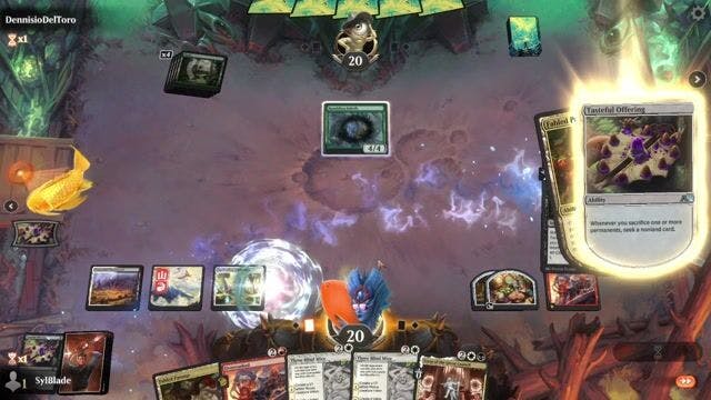 Watch MTG Arena Video Replay - Mardu Overcooked by SylBlade VS Mono Green  by DennisioDelToro - Alchemy Play