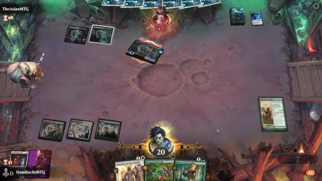 Watch MTG Arena Video Replay - Naya Midrange by HamHocksMTG VS Dimir Proft by TheAsianMTG - Standard Play