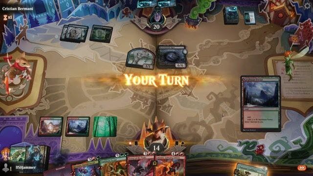 Watch MTG Arena Video Replay - Gruul Surprise by BSHammer VS Rogue by Cristian Bermani - Standard Play