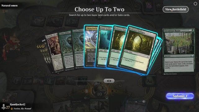 Watch MTG Arena Video Replay -  by HamHocks42 VS Izzet Spells by Natural omen - Explorer Play