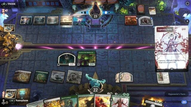 Watch MTG Arena Video Replay - Selesnya Midrange by Nanoplasm VS Jeskai Control by TNODE - Standard Traditional Ranked