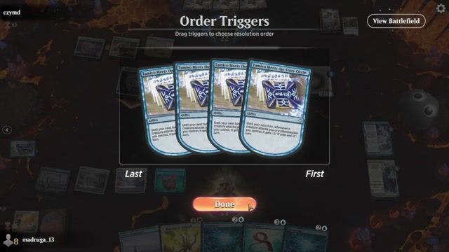 Watch MTG Arena Video Replay - Azorius Tokens by madruga_13 VS Mono White Angels by czymd - MWM Historic Artisan