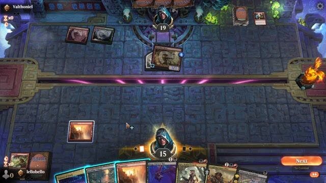 Watch MTG Arena Video Replay -  by lellobello VS Gruul Prowess by Valthoniel - Standard Traditional Ranked