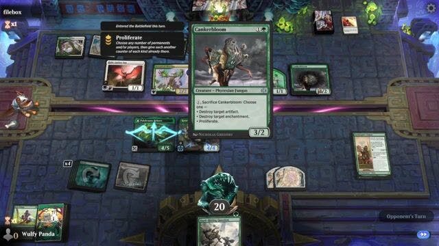 Watch MTG Arena Video Replay - Rogue by Wulfy Panda VS Selesnya Counters by filebox - Standard Play