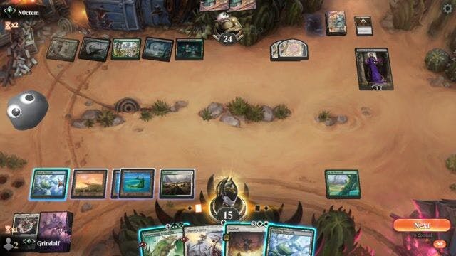 Watch MTG Arena Video Replay - Bant Control by Grindalf VS Golgari Poison by N0ctem - Standard Ranked