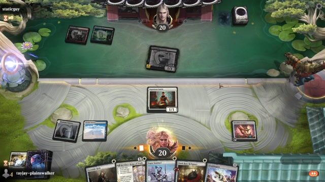 Watch MTG Arena Video Replay - Azorius Artifacts by tayjay-plainswalker VS Grixis Control by staticguy - Historic Play