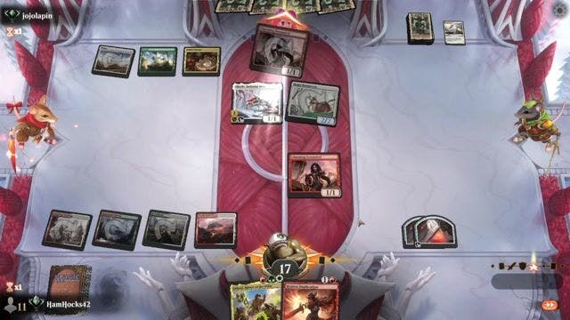 Watch MTG Arena Video Replay - Rogue by HamHocks42 VS Selesnya Counters by jojolapin - Standard Ranked