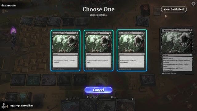 Watch MTG Arena Video Replay - Rakdos Midrange by tayjay-plainswalker VS Orzhov Angels by deathscythe - Historic Play