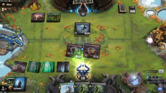 Watch MTG Arena Video Replay - BGR by Germán VS BG by dblac - Premier Draft Ranked