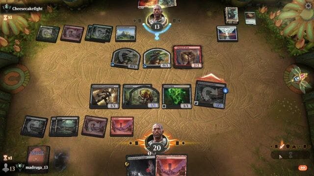 Watch MTG Arena Video Replay - BR by madruga_13 VS GR by Cheesecakefight - Quick Draft Ranked