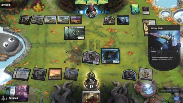 Watch MTG Arena Video Replay - Rogue by Grindalf VS Rogue by BESHTIE - Standard Challenge Match