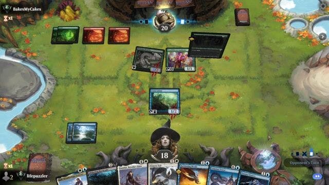 Watch MTG Arena Video Replay - BUW by lifepuzzler VS BGR by BakesMyCakes - Premier Draft Ranked