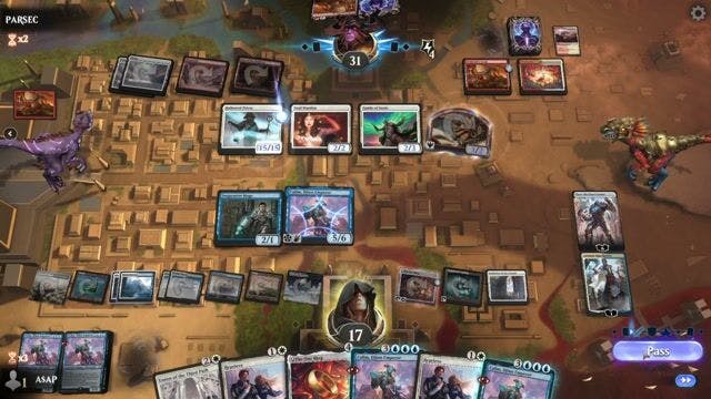 Watch MTG Arena Video Replay - Azorius Control by A$AP  VS Boros Aggro by PARSEC - Historic Event