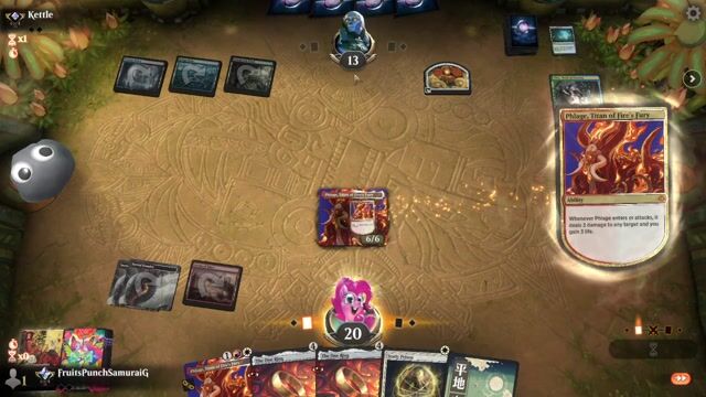 Watch MTG Arena Video Replay - Boros Energy by FruitsPunchSamuraiG VS Sultai Midrange by Kettle - Timeless Traditional Ranked