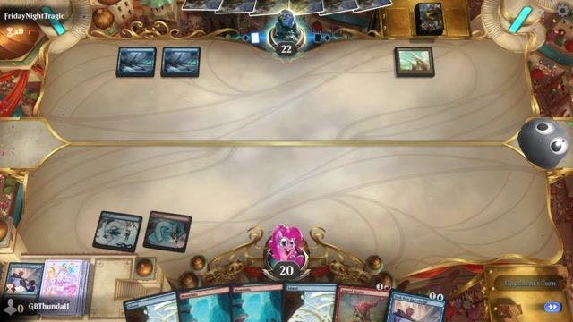 Watch MTG Arena Video Replay - Izzet Oracle by GBThundaII VS Rogue by FridayNightTragic - Timeless Play