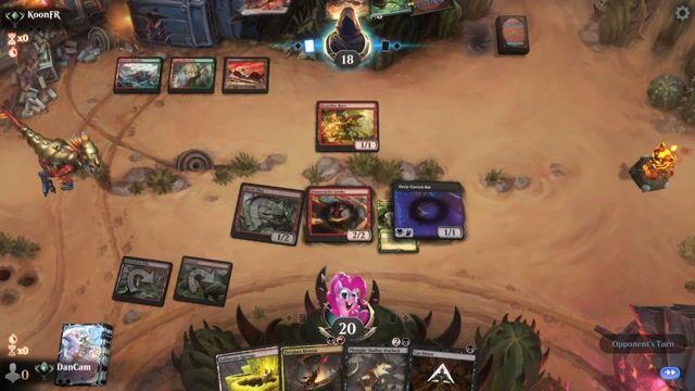 Watch MTG Arena Video Replay - Rakdos Lizards by DanCam VS Rogue by KoonFR - Standard Traditional Ranked