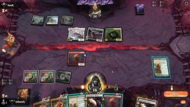 Watch MTG Arena Video Replay - Naya Mice by Juliandx VS Bant Poison by DanK - Standard Ranked