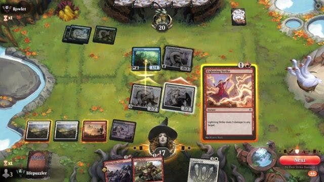 Watch MTG Arena Video Replay - BRW by lifepuzzler VS BGUW by Rowlet - Premier Draft Ranked