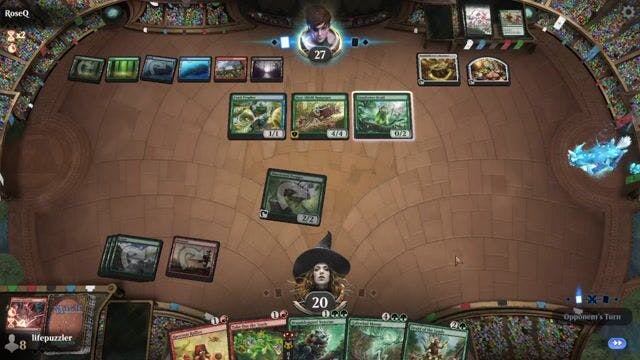 Watch MTG Arena Video Replay - Rogue by lifepuzzler VS Rogue by RoseQ - Standard Tournament Match