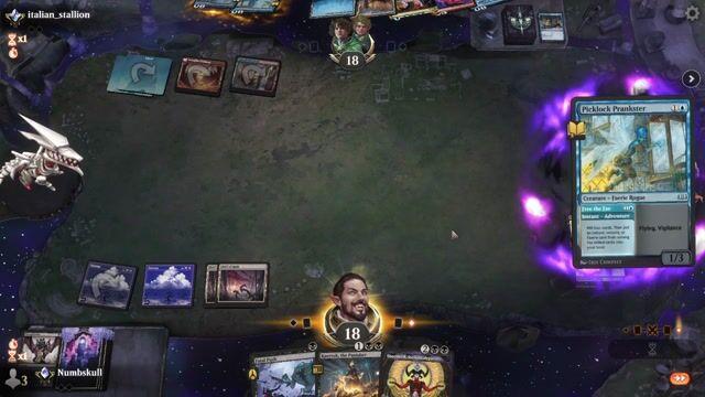 Watch MTG Arena Video Replay - Mono Black Discard by Numbskull VS Izzet Phoenix by italian_stallion - Explorer Traditional Ranked