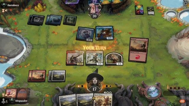 Watch MTG Arena Video Replay - RW by lifepuzzler VS BGU by Dattaboyy - Premier Draft Ranked