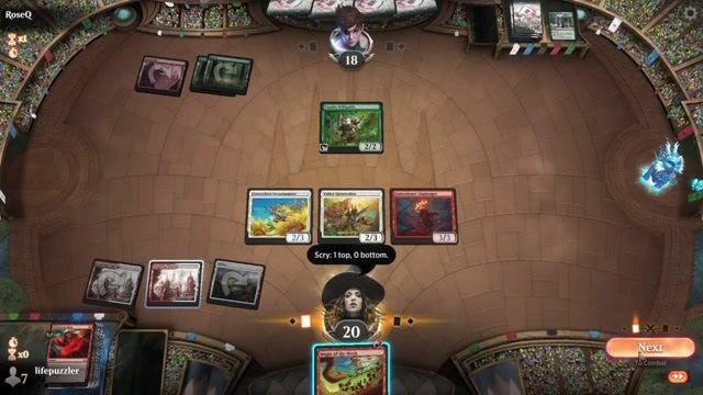 Watch MTG Arena Video Replay - Boros Mice by lifepuzzler VS Gruul Dinos by RoseQ - Standard Tournament Match