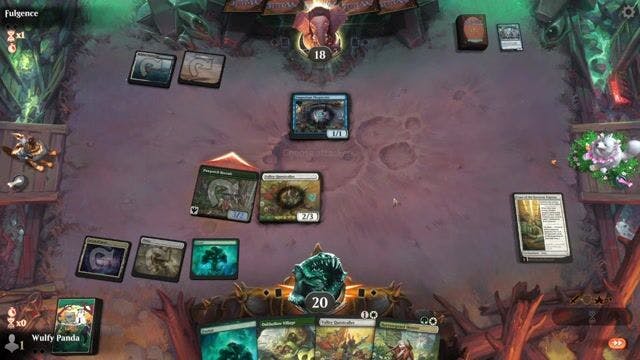 Watch MTG Arena Video Replay - Selesnya Rabbits by Wulfy Panda VS Azorius Glyph by Fulgence - Alchemy Traditional Play