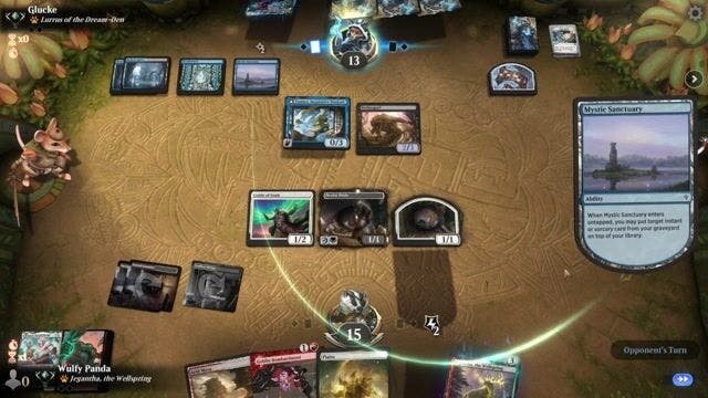 Watch MTG Arena Video Replay - Mardu Aggro by Wulfy Panda VS Dimir Dredge by Glucke - Timeless Traditional Ranked