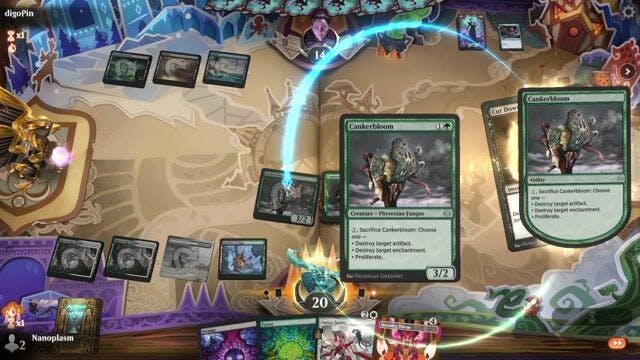 Watch MTG Arena Video Replay - Abzan Phyrexians by Nanoplasm VS 4 Color Reanimator by digoPin - Traditional Standard Event