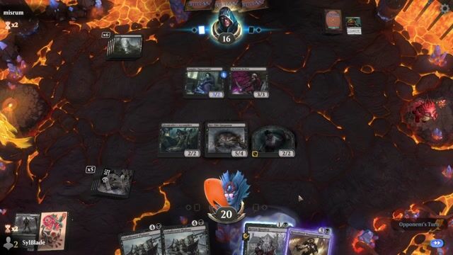 Watch MTG Arena Video Replay - Mono Black Zombies by SylBlade VS Mono Black Dreams by misrum - MWM Historic Pauper