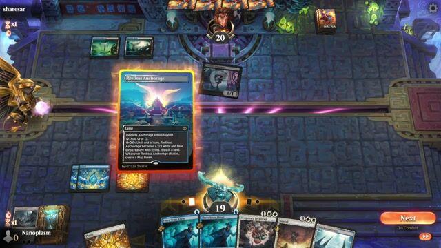 Watch MTG Arena Video Replay - Azorius Flash by Nanoplasm VS Dimir Proft by sharesar - Traditional Standard Event