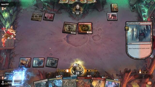 Watch MTG Arena Video Replay - Izzet Control by HamHocks42 VS Boros Mice by imns987 - Standard Play