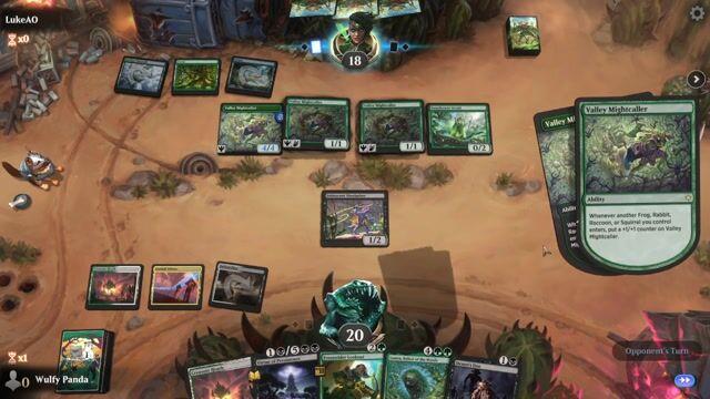 Watch MTG Arena Video Replay - Abzan Deserts by Wulfy Panda VS Simic Frogs by LukeAO - Alchemy Play