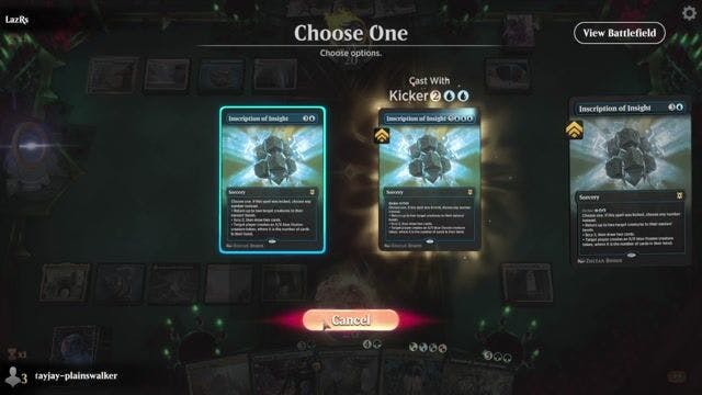 Watch MTG Arena Video Replay -  by tayjay-plainswalker VS Azorius Aggro by LazRs - Historic Play