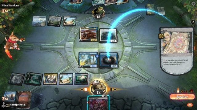 Watch MTG Arena Video Replay - 4 Color Reanimator by HamHocks42 VS Azorius Control by Shiva Shankara - Explorer Play