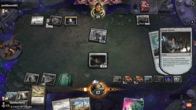 Watch MTG Arena Video Replay - Mystic Forge Combo by HamHocks42 VS Artifacts by joeltherock85 - Historic Play