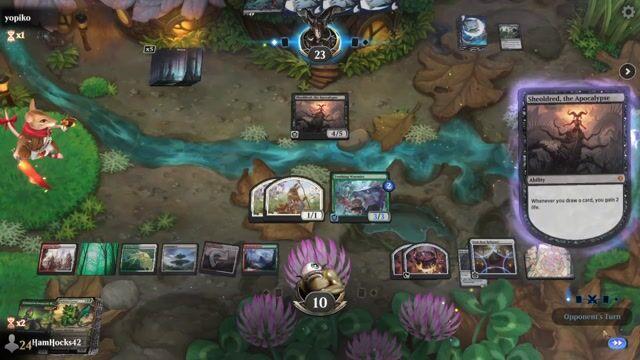 Watch MTG Arena Video Replay - Naya Tokens by HamHocks42 VS Rogue by yopiko - Standard Play