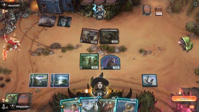 Watch MTG Arena Video Replay - GU by lifepuzzler VS BR by chest1607 - Premier Draft Ranked