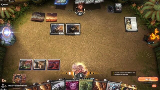 Watch MTG Arena Video Replay - Mardu Ultimatum	 by tayjay-plainswalker VS Mono White Angels by Kuma3 - Historic Play