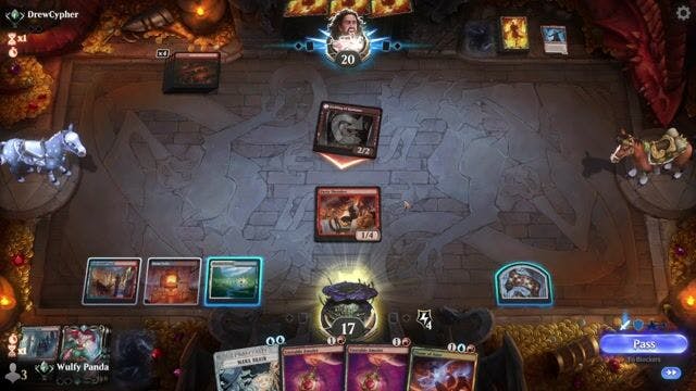 Watch MTG Arena Video Replay - Izzet Energy by Wulfy Panda VS Rogue by DrewCypher - Timeless Traditional Ranked