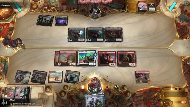 Watch MTG Arena Video Replay - Mardu Sacrifice by A$AP  VS Mono Black Devotion by shemstar - Historic Event