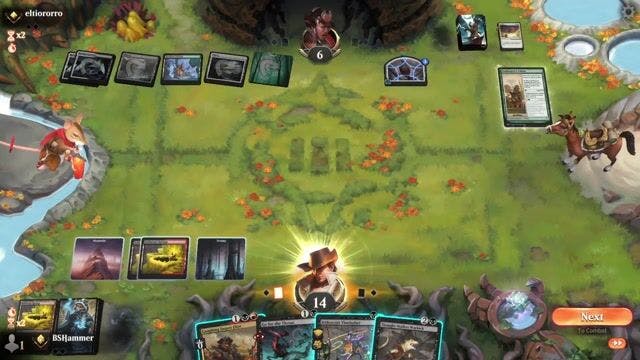 Watch MTG Arena Video Replay -  by BSHammer VS Abzan Control by eltiororro - Standard Traditional Ranked