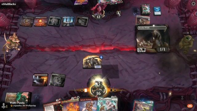 Watch MTG Arena Video Replay - Mardu Aggro by Wulfy Panda VS Jeskai Energy by xS0ulBlackx - Timeless Challenge Match