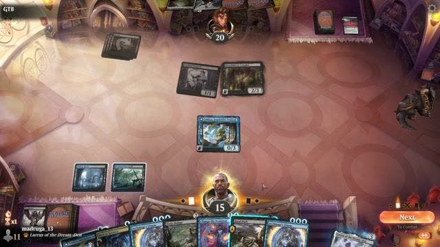 Watch MTG Arena Video Replay - Dimir Control by madruga_13 VS Rogue by GTB - Historic Traditional Play