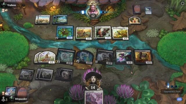 Watch MTG Arena Video Replay - BW by lifepuzzler VS WU by Truhoss - Premier Draft Ranked