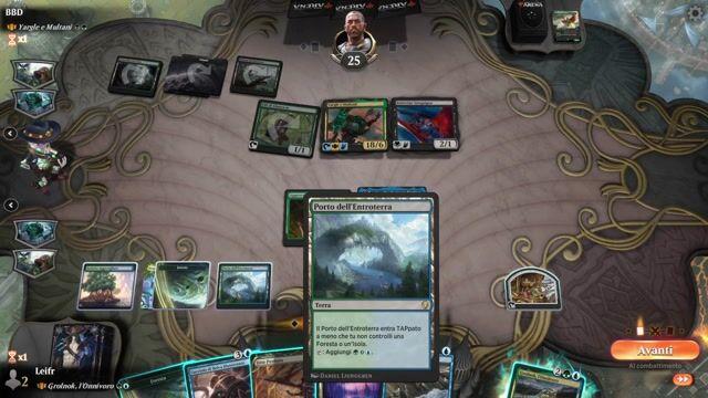 Watch MTG Arena Video Replay - Grolnok, the Omnivore by Leifr VS Yargle and Multani by BBD - MWM Yargle Standard Brawl