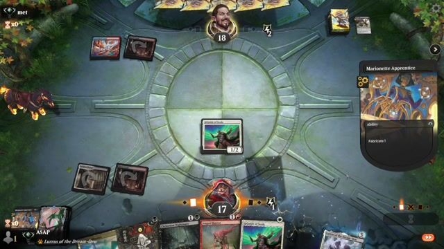 Watch MTG Arena Video Replay - Mardu Sacrifice by A$AP  VS Grixis Aggro by met - Historic Ranked